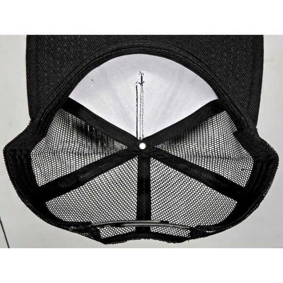 Bart Bridge Snapback Pocket Hat Black Trucker Patch Cap Capitola CA One Insert - Picture 10 of 10